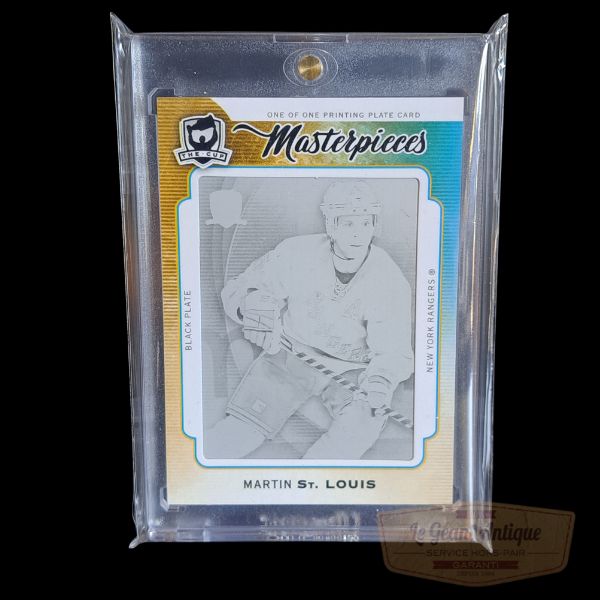 1/1 THE CUP 2014-15 MASTERPIECES CUP-61 MARTIN ST-LOUIS BLACK PLATE RANGERS